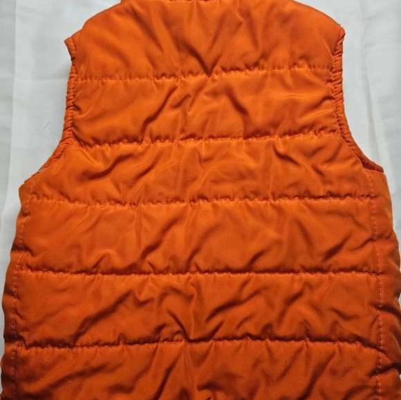 Kids Headquarters Boys Bright Orange Vest With Full Zipper Size 18 Months - Picture 9 of 10